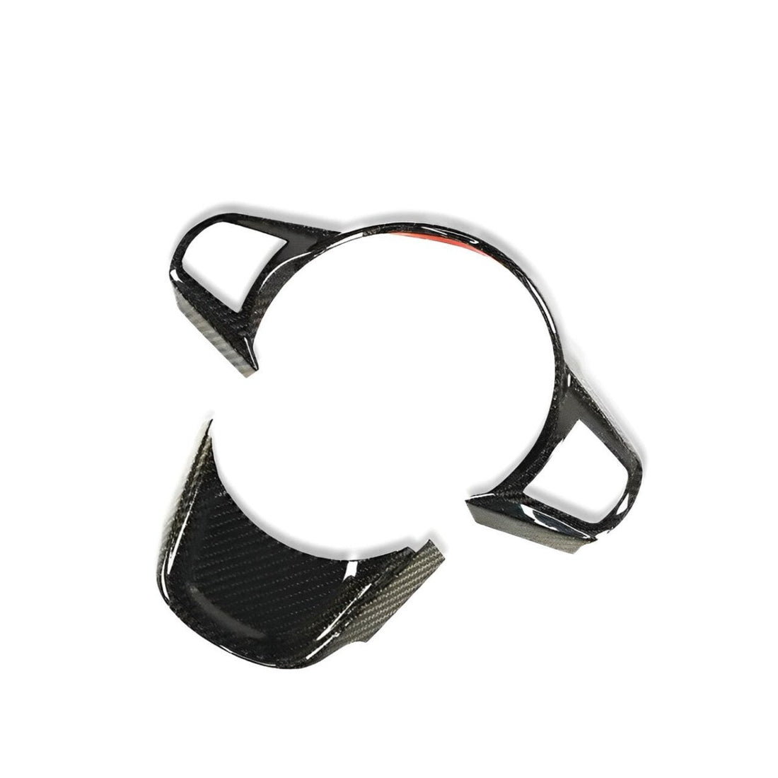 Carbon Fiber Toyota Steering Wheel Trim A90 Supra 2019 - present by HyperSteering - HyperSteering