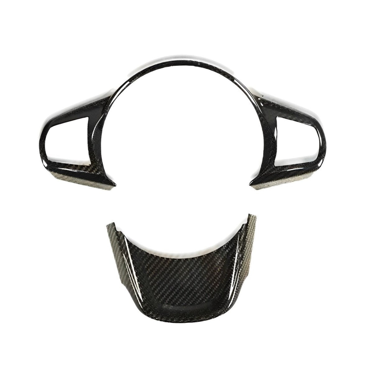 Carbon Fiber Toyota Steering Wheel Trim A90 Supra 2019 - present by HyperSteering - HyperSteering