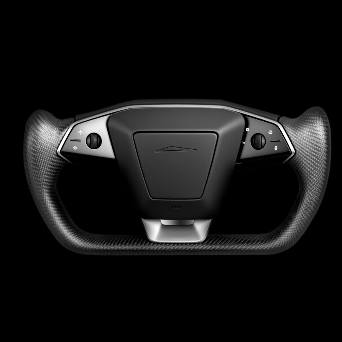 Carbon Fiber Yoke Steering Wheel for Tesla Cybertruck - HyperSteering