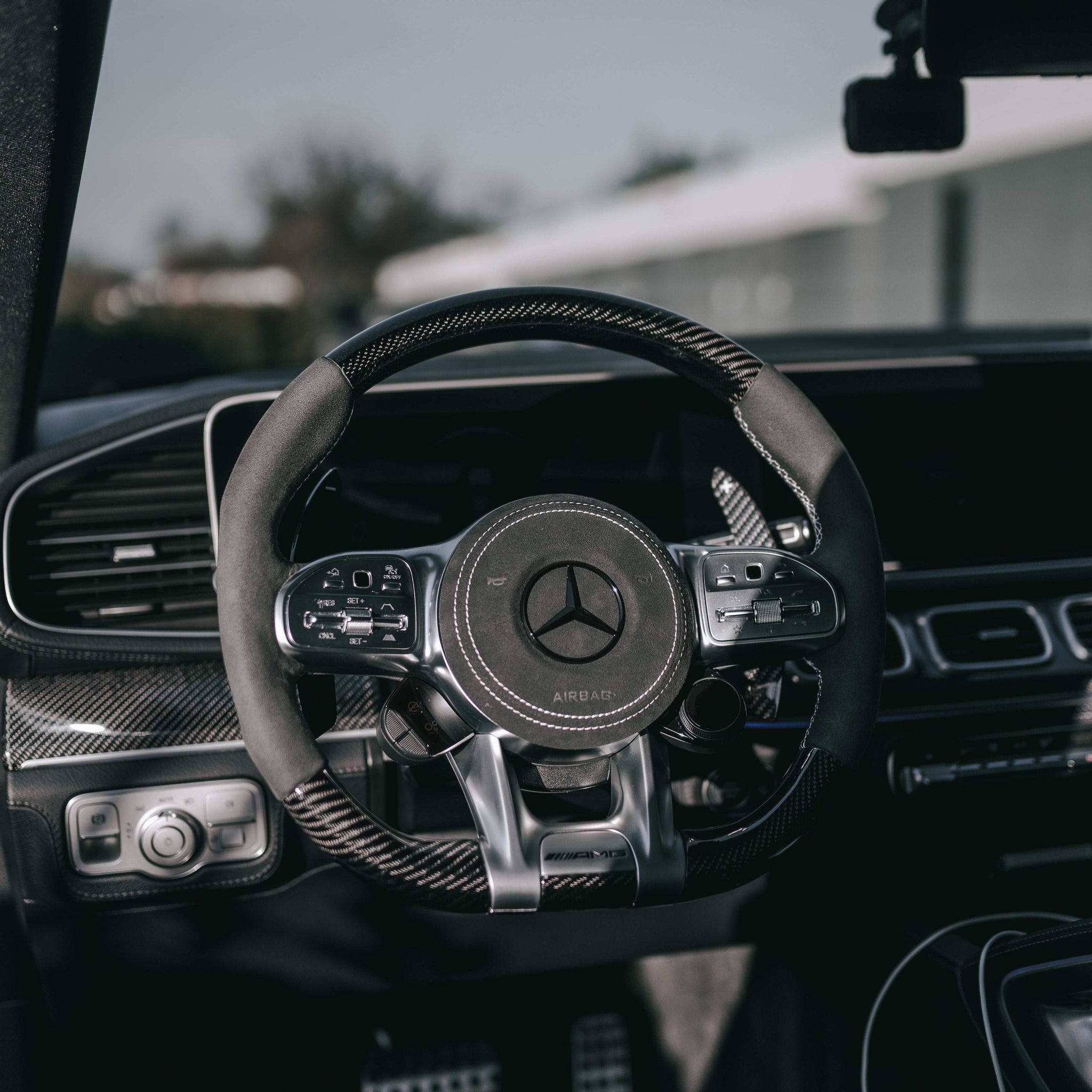 Custom AMG Perfoemance Style Steering Wheel Mercedes Benz (2010 - 2020) by HyperSteering - HyperSteering