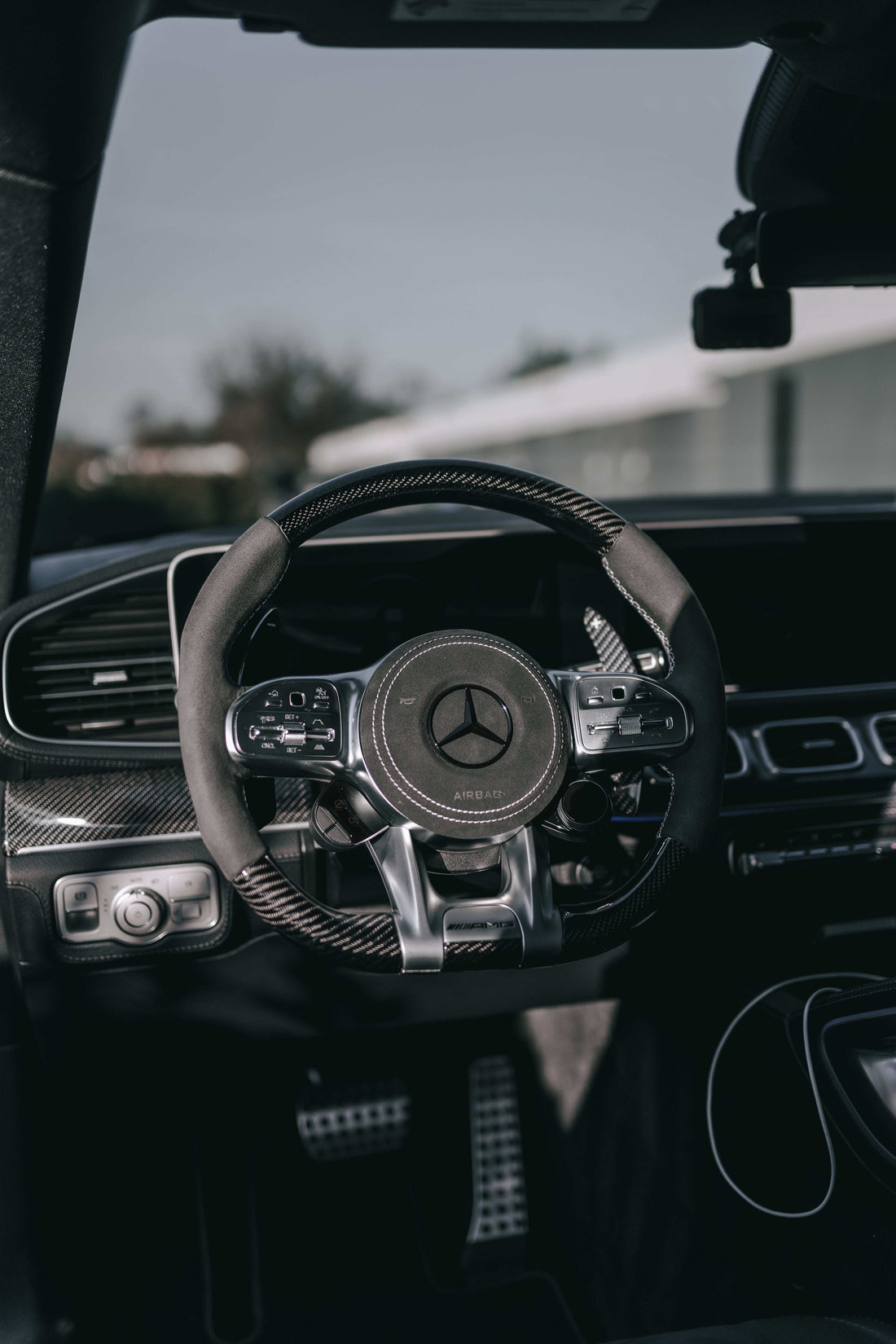 Custom AMG Perfoemance Style Steering Wheel Mercedes Benz (2010 - 2020) by HyperSteering - HyperSteering
