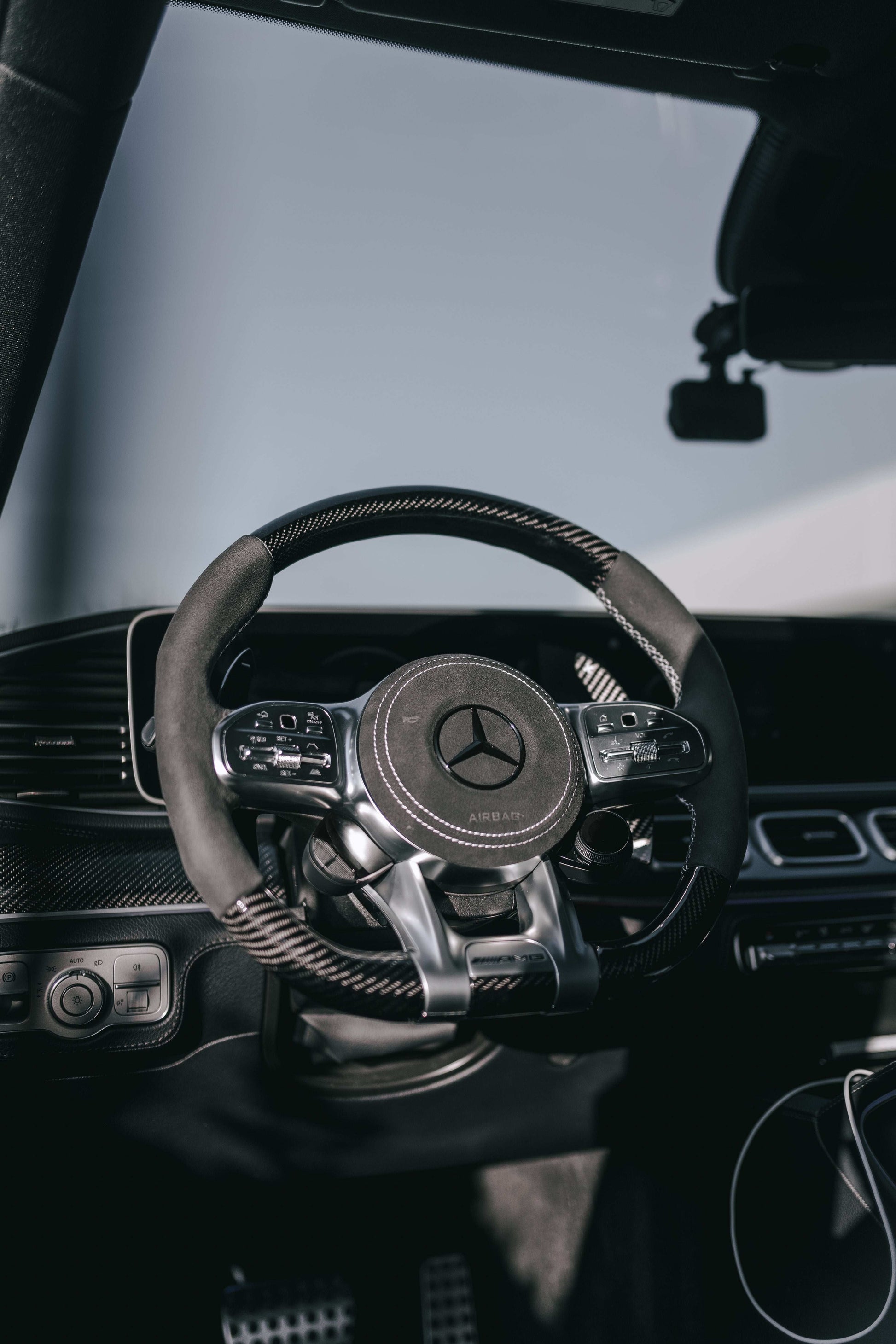Custom AMG Perfoemance Style Steering Wheel Mercedes Benz (2010 - 2020) by HyperSteering - HyperSteering