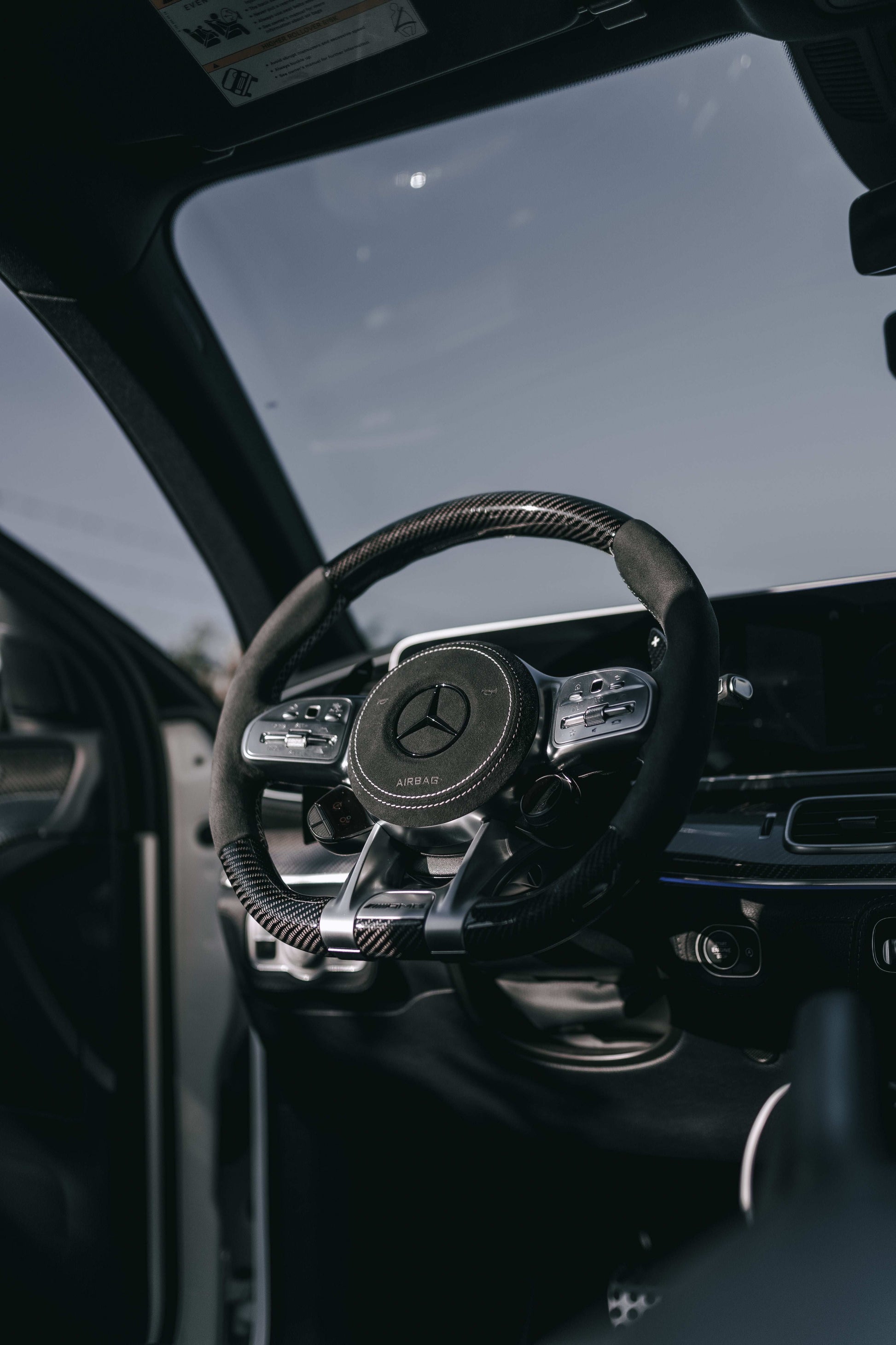 Custom AMG Perfoemance Style Steering Wheel Mercedes Benz (2010 - 2020) by HyperSteering - HyperSteering