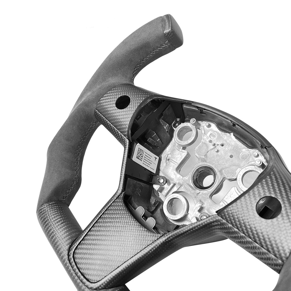 Custom Carbon Fiber Steering Wheel for Tesla Model 3 / Y【F1 Style】 - HyperSteering