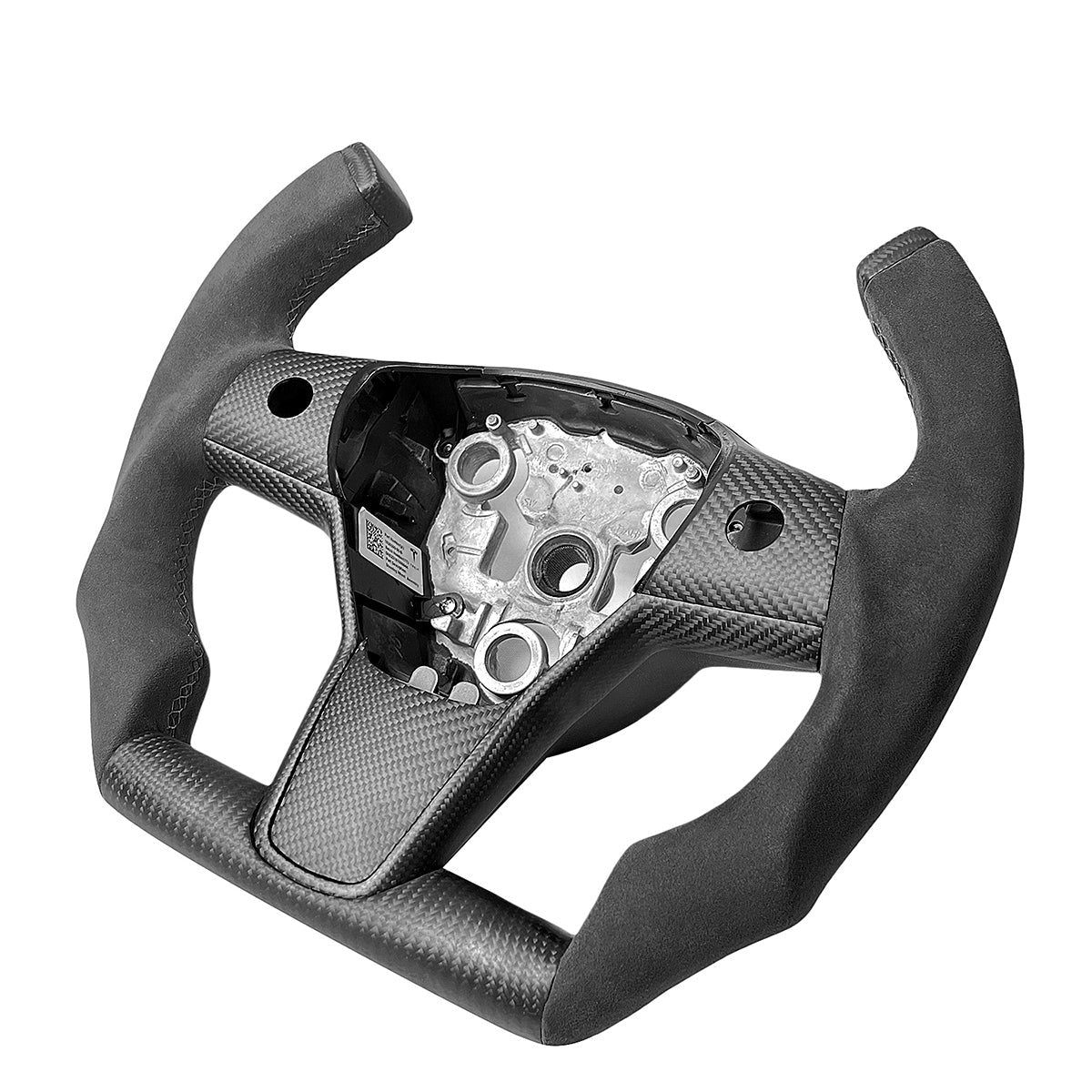 Custom Carbon Fiber Steering Wheel for Tesla Model 3 / Y【F1 Style】 - HyperSteering