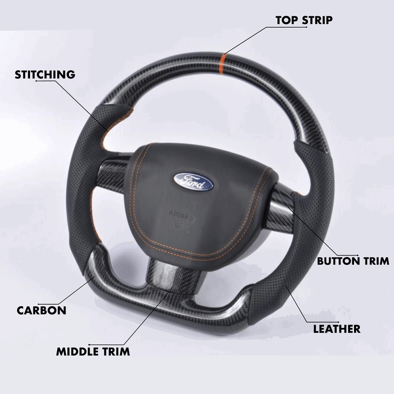 Custom Ford Focus Steering Wheel XR5 by HyperSteering - HyperSteering