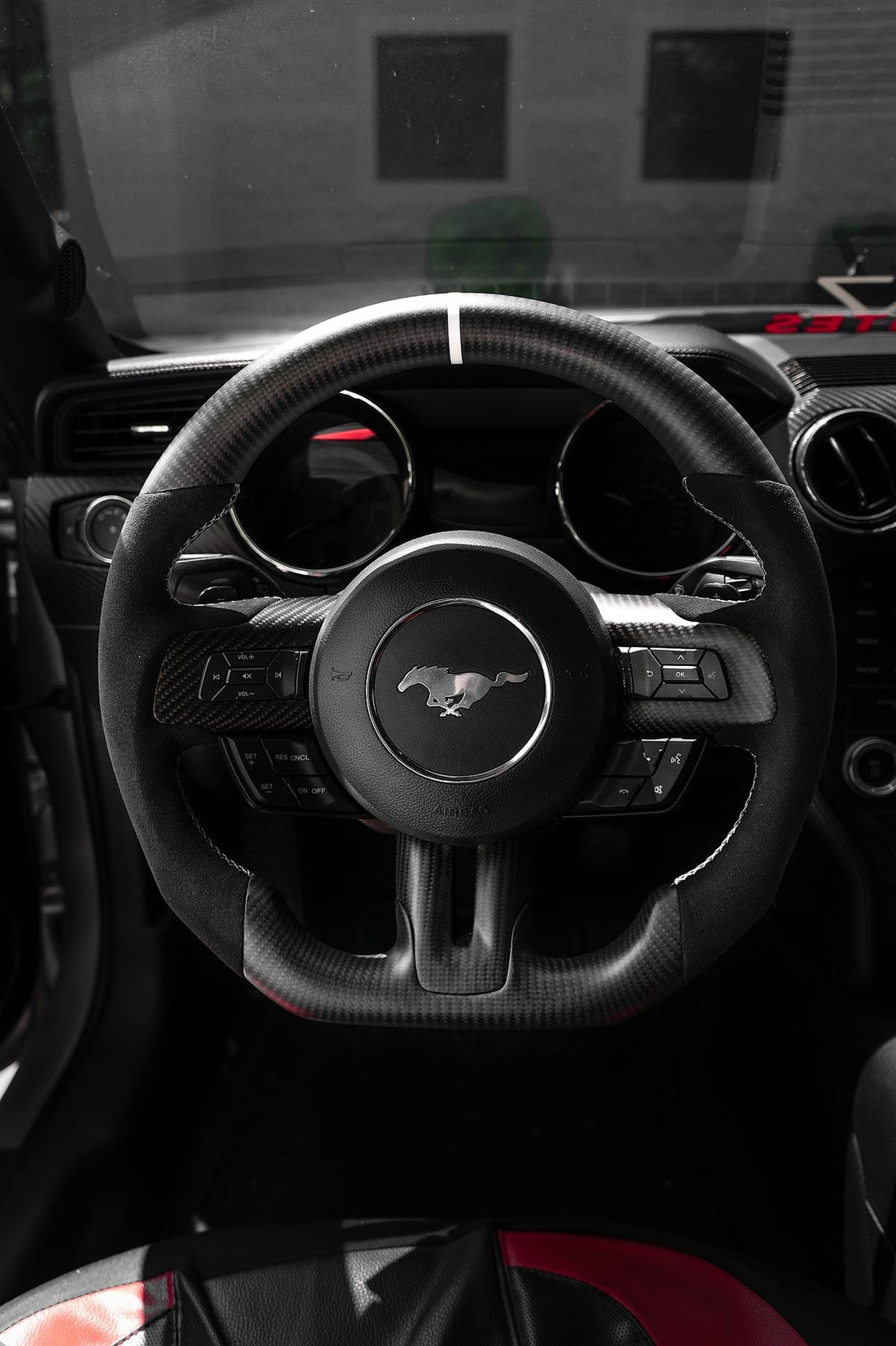 Custom Ford Mustang Steering Wheel 2015 - 2022 by HyperSteering - HyperSteering