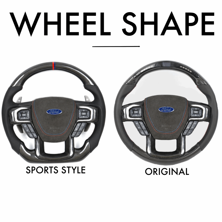Custom Ford Steering Wheel F150 Style by HyperSteering - HyperSteering