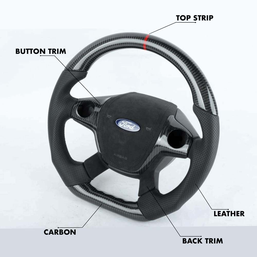 Custom Ford Steering Wheel Focus (1998 - 2021) by HyperSteering - HyperSteering