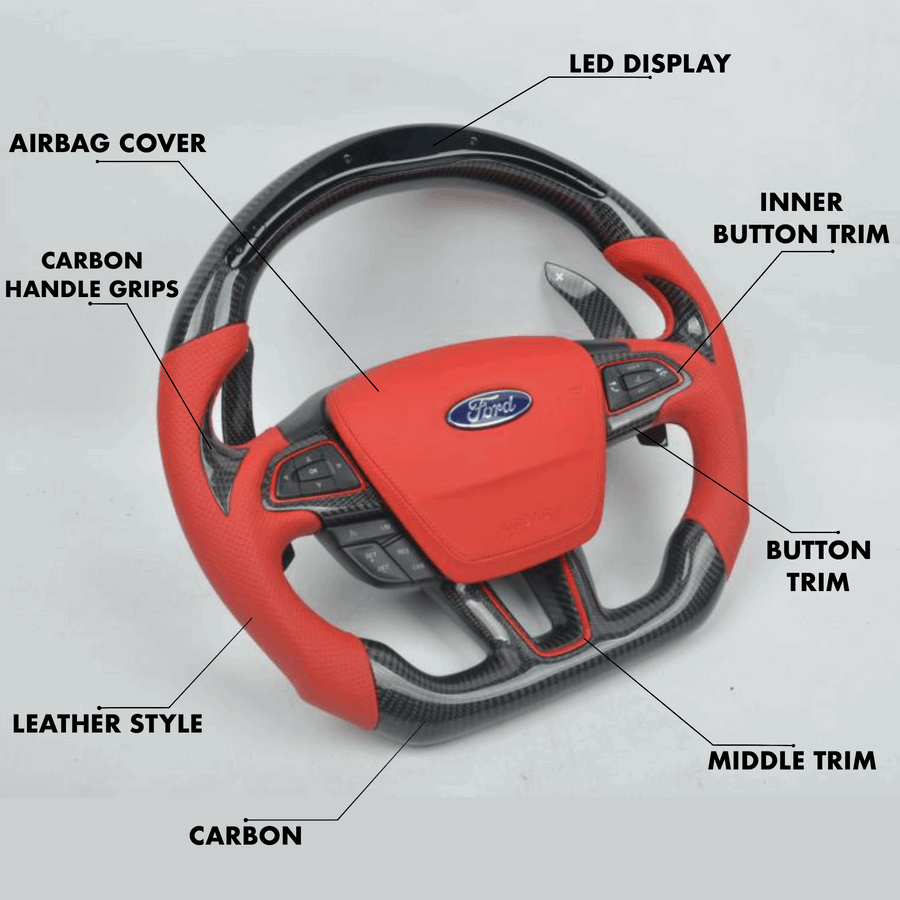 Custom Ford Steering Wheel Focus (2010 - 2017) by HyperSteering - HyperSteering