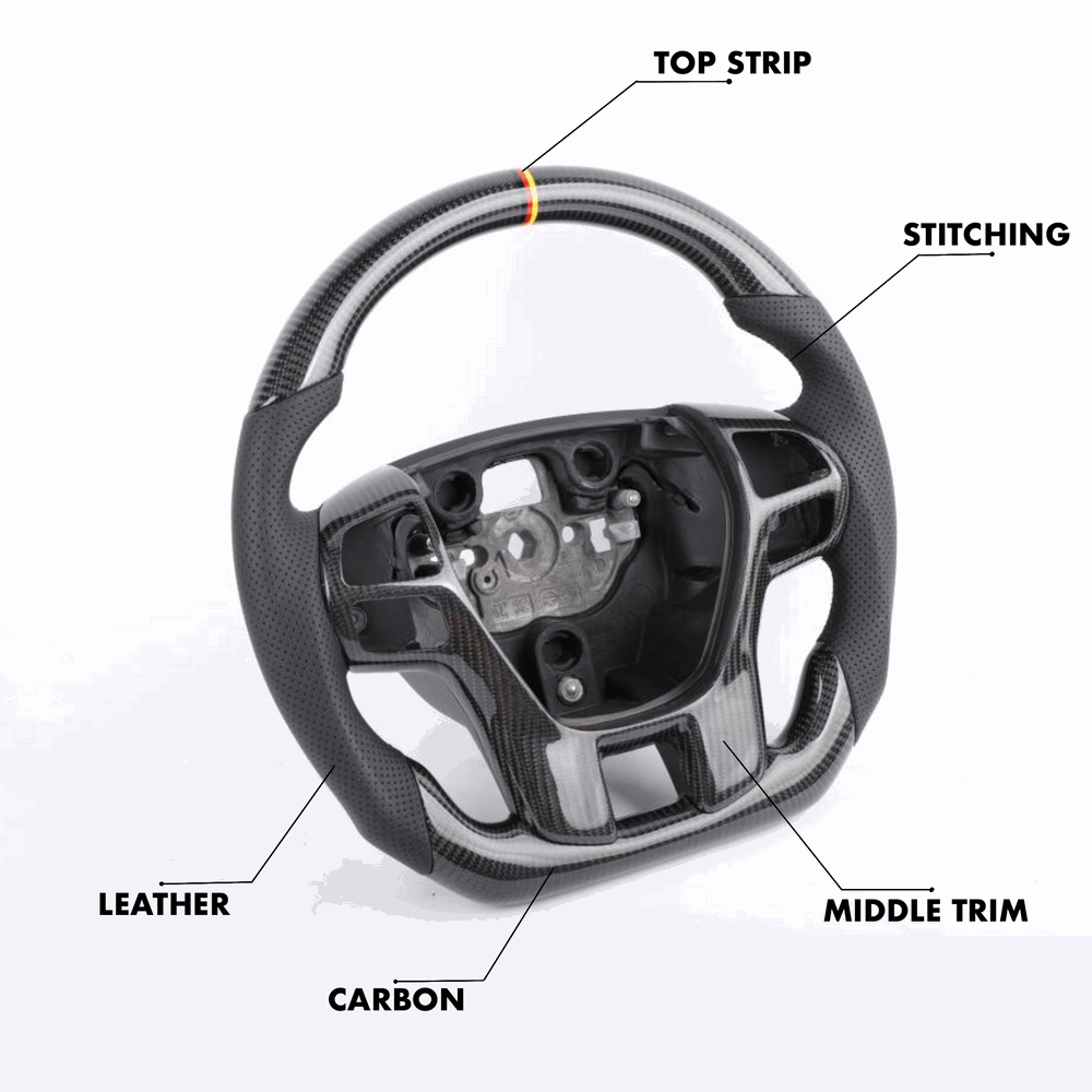 Custom Ford Steering Wheel Ranger Wildtrak / Everest Style by HyperSteering - HyperSteering