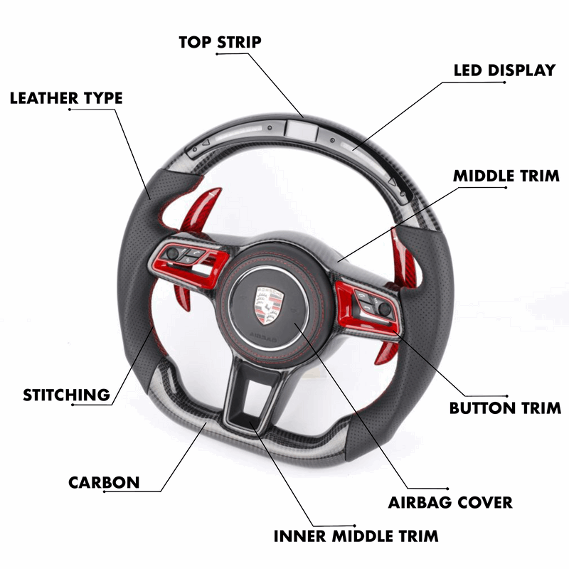 Custom Porsche Steering Cayenne/ Macan Style - HyperSteering
