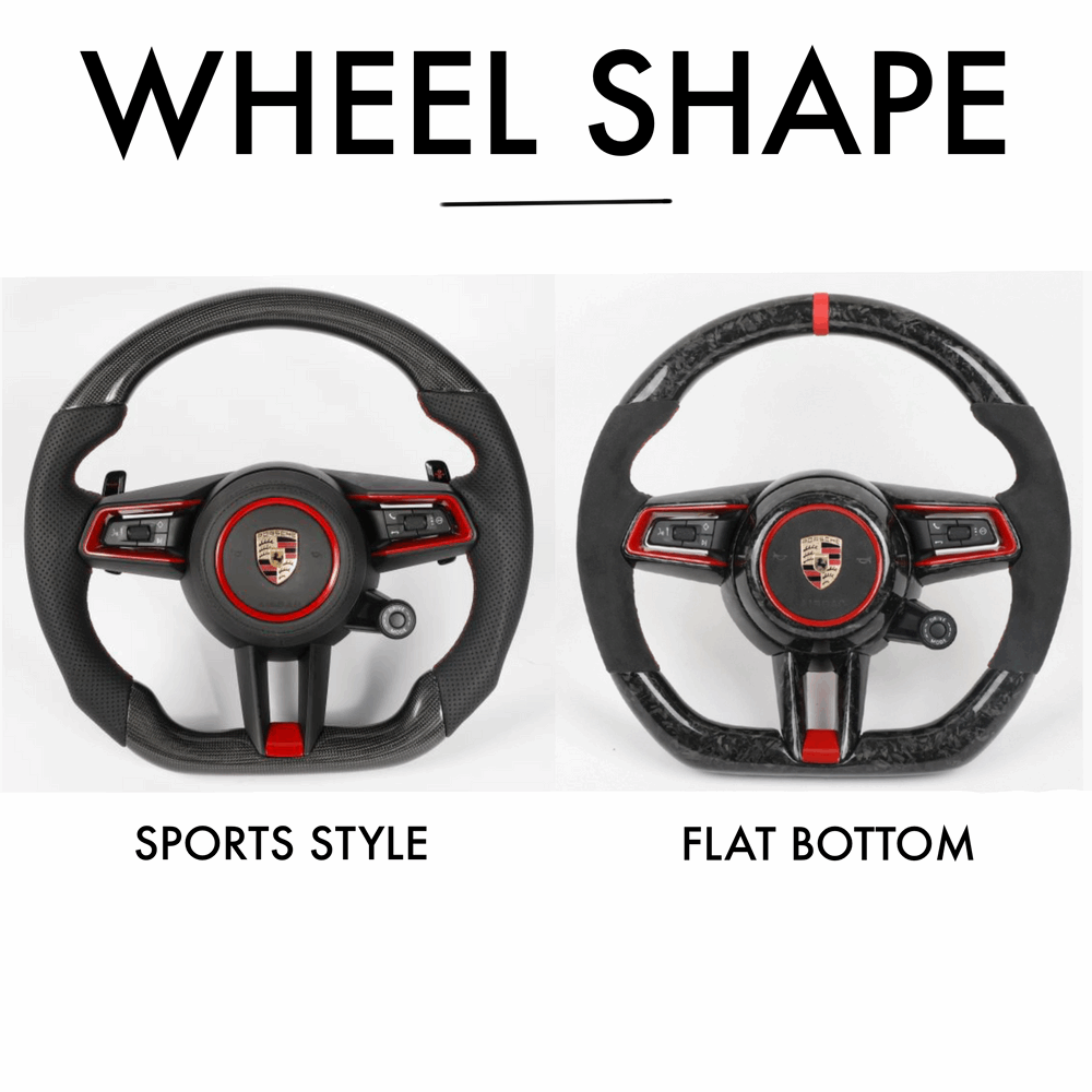 Custom Porsche Steering Wheel 911/ 992 Style by HyperSteering - HyperSteering