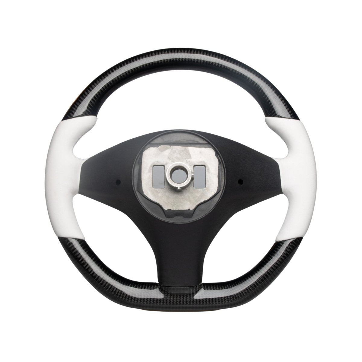 Custom Round Carbon Fiber Steering wheel for Tesla Model 3 / Y - HyperSteering