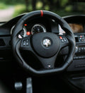 Custom Steering Wheel - 05 - 13 BMW 1/3/X1/X3/M3 Series M Sport| E90 E91 E92 E93 E82 E88 E84 E83 by HyperSteering - HyperSteering