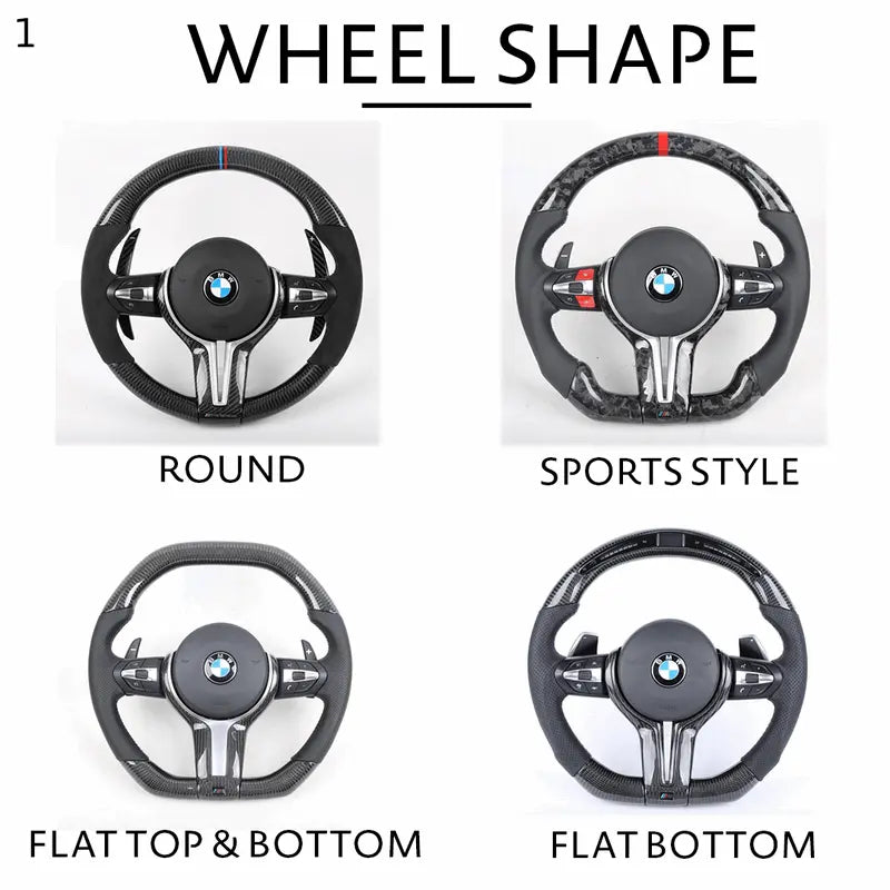 Custom Steering Wheel 10 - 18 BMW M5 M6 DCT | F10 F12 F13 by HyperSteering - HyperSteering