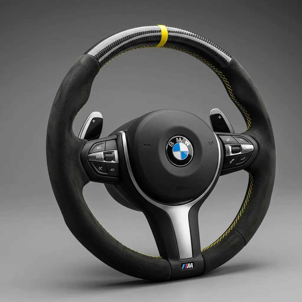Custom Steering Wheel 10 - 18 BMW M5 M6 DCT | F10 F12 F13 by HyperSteering - HyperSteering
