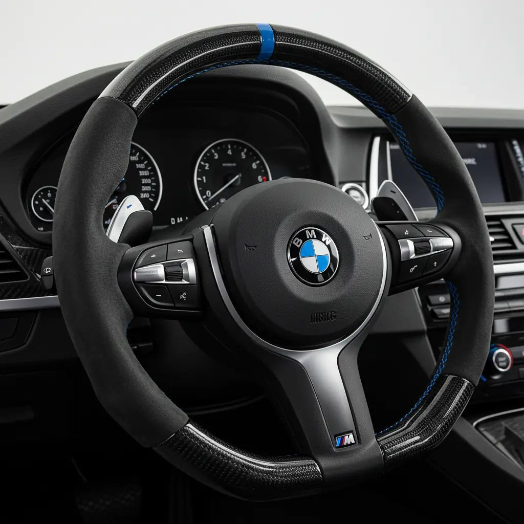 Custom Steering Wheel 10 - 18 BMW M5 M6 DCT | F10 F12 F13 by HyperSteering - HyperSteering
