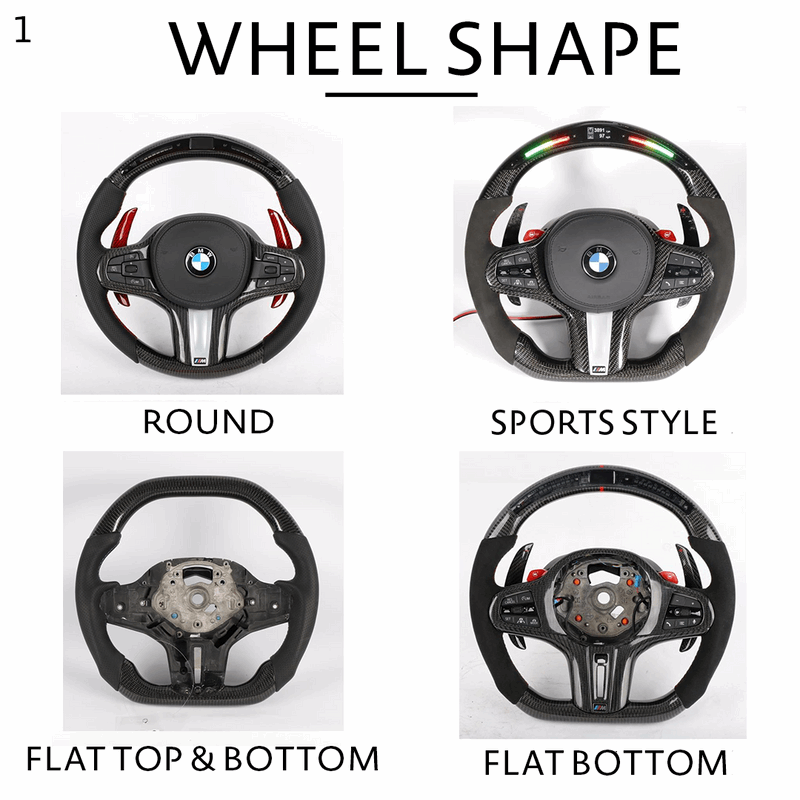 Custom Steering Wheel - 98 - 06 BMW 3 M3 5 X5 Series Sport | E39 E46 E53 by HyperSteering - HyperSteering
