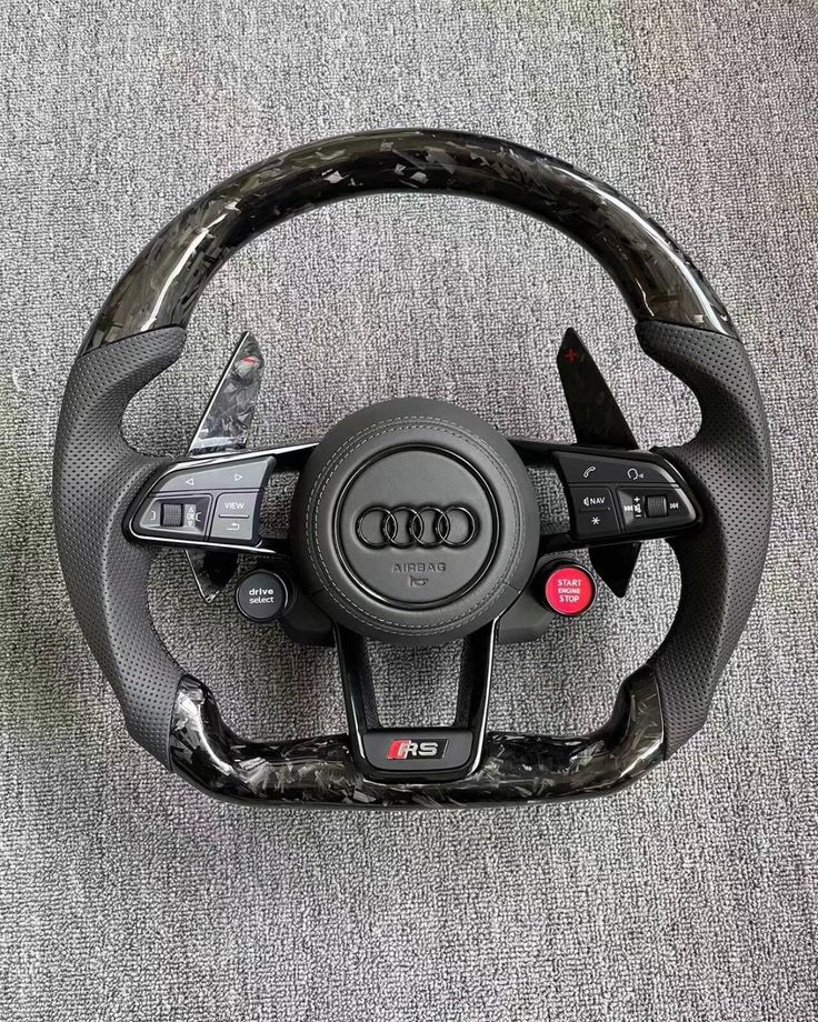 Custom Steering Wheel Audi A / S / RS Style (1st Gen) (2010 - 2021) by HyperSteering - HyperSteering