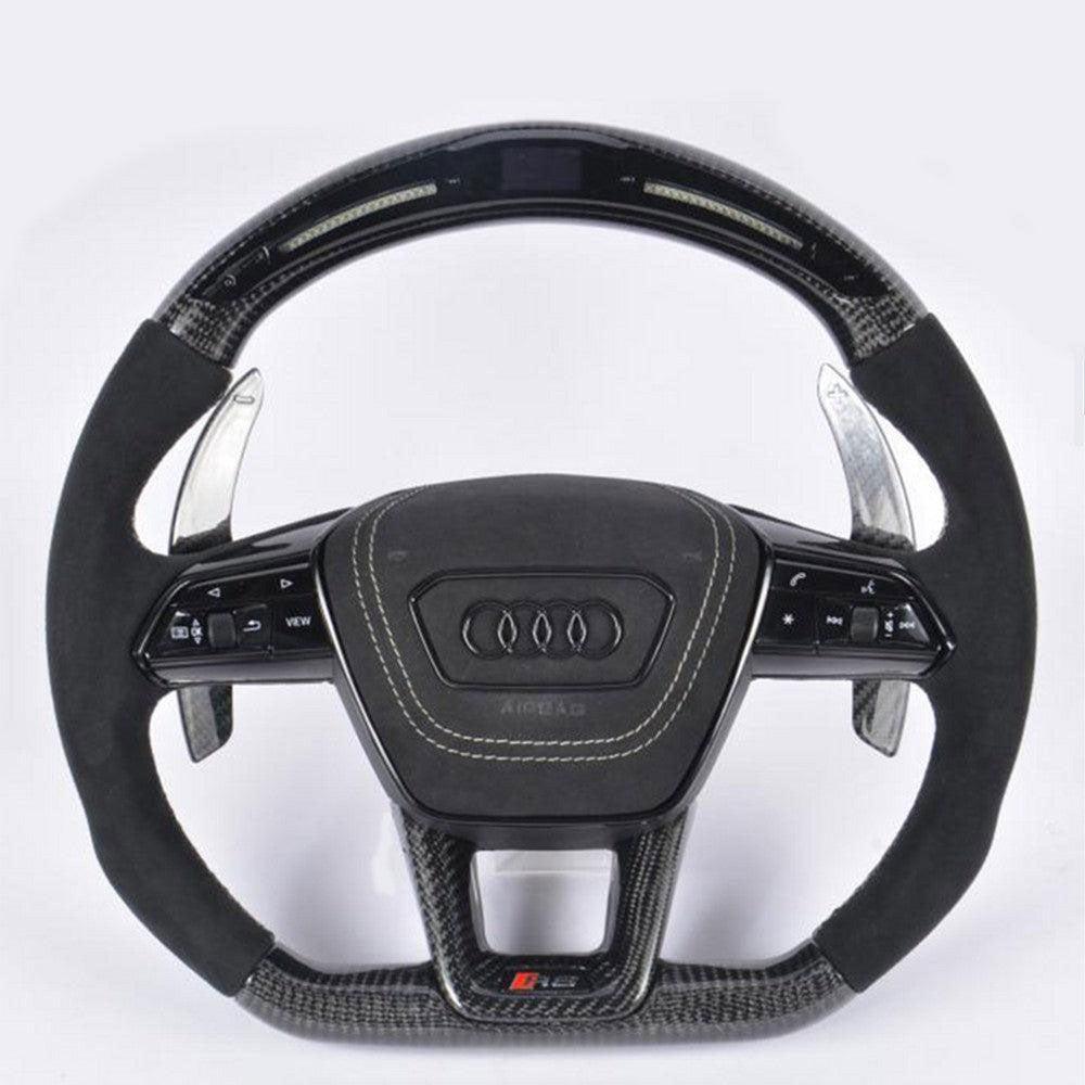 Custom Steering Wheel Audi RS6 / RS7 / RSQ8 Style (2010 - 2021) by HyperSteering - HyperSteering
