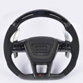 Custom Steering Wheel Audi RS6 / RS7 / RSQ8 Style (2010 - 2021) by HyperSteering - HyperSteering