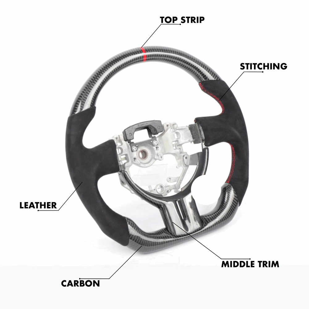 Custom Toyota Steering Wheel 86 Style 2012 - 2016 by HyperSteering - HyperSteering