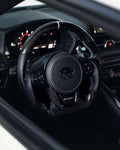 Custom Toyota Steering Wheel A90 Supra 2020 - present by HyperSteering - HyperSteering