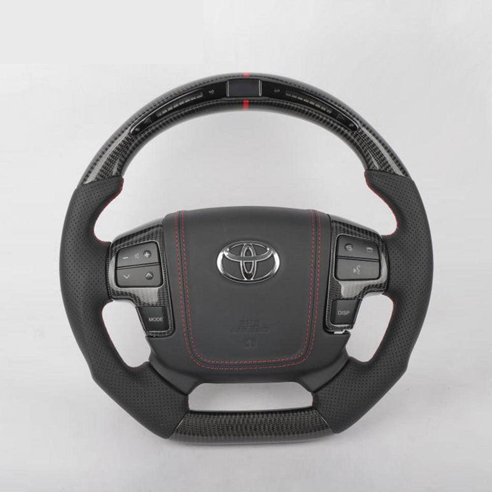 Custom Toyota Steering Wheel Land Cruiser 200 Series Style 2008 - present by HyperSteering - HyperSteering