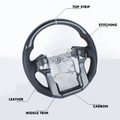 Custom Toyota Steering Wheel Land Cruiser Prado Style 2009 - 2021 by HyperSteering - HyperSteering