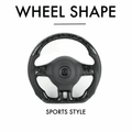 Custom Volkswagen Steering Wheel Golf MK6 Style by HyperSteering - HyperSteering
