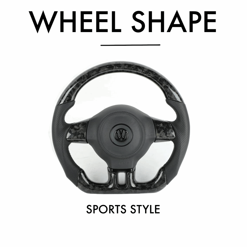 Custom Volkswagen Steering Wheel Golf MK6 Style by HyperSteering - HyperSteering