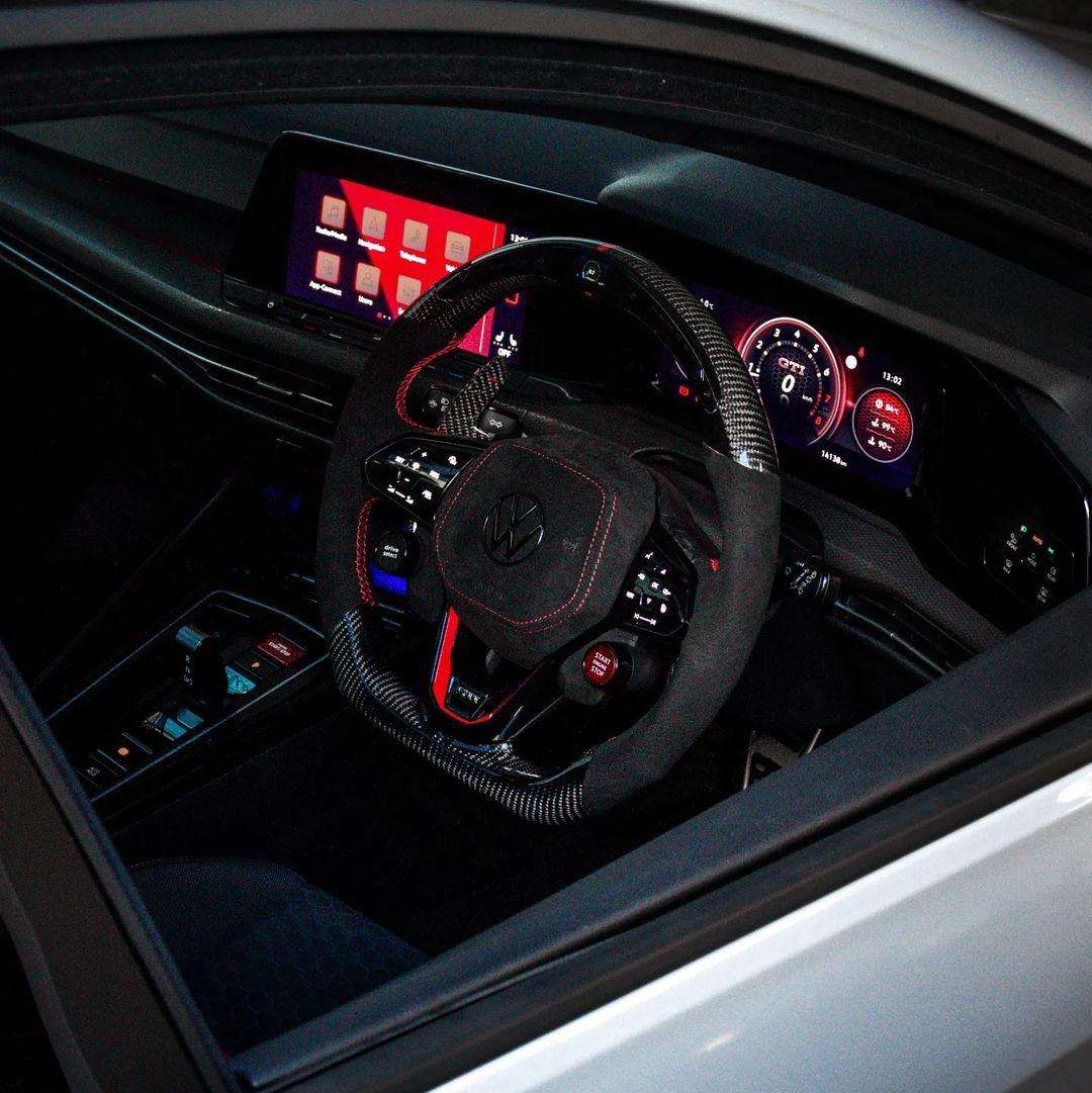 Custom Volkswagen Steering Wheel Golf MK8 MK7 Style 2015 - present by HyperSteering - HyperSteering