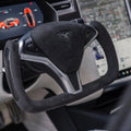 Custom Yoke Steering Wheel Replacement for Tesla Model X / S 2012 - 2020 - HyperSteering