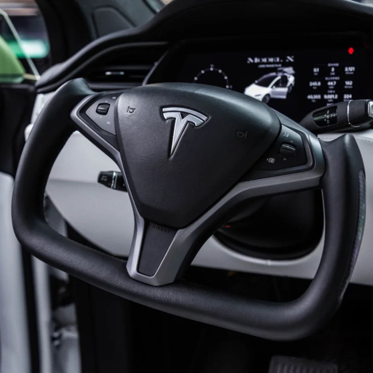 Custom Yoke Steering Wheel Replacement for Tesla Model X / S 2012 - 2020 - HyperSteering