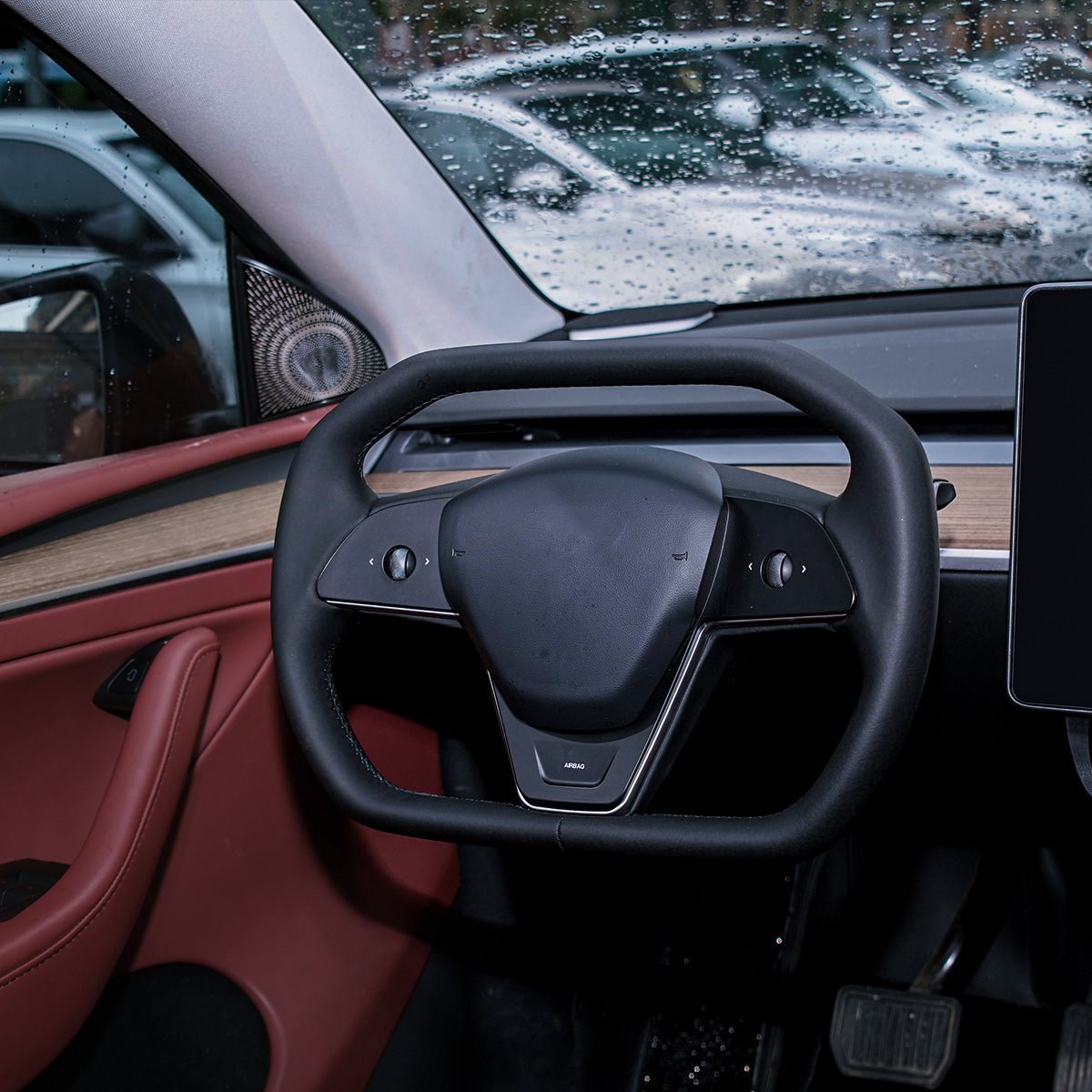 Cyber Steering Wheel for Tesla Model 3 / Y【Cybertruck Style】 - HyperSteering