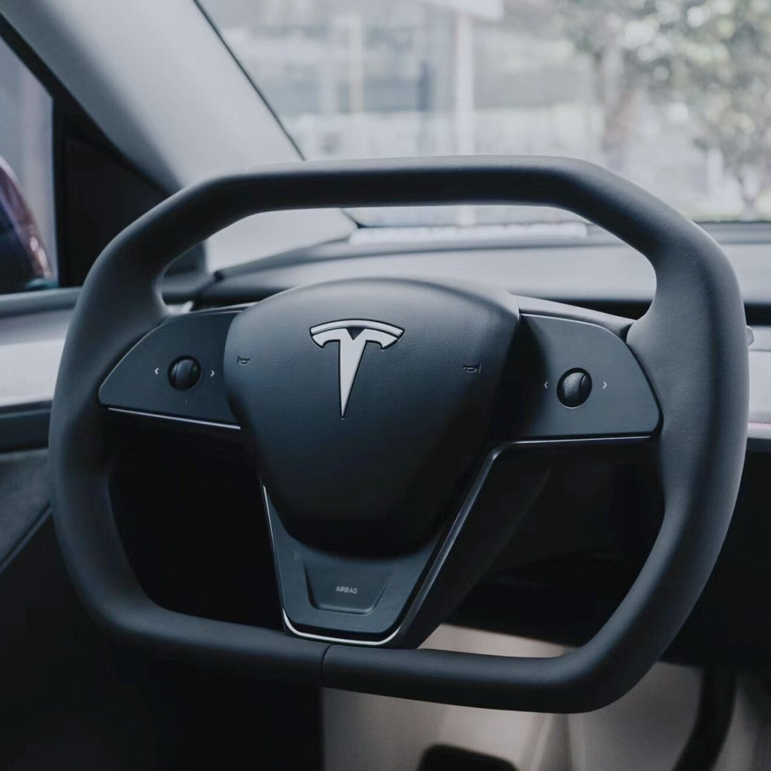 Cyber Steering Wheel for Tesla Model 3 / Y【Cybertruck Style】 - HyperSteering