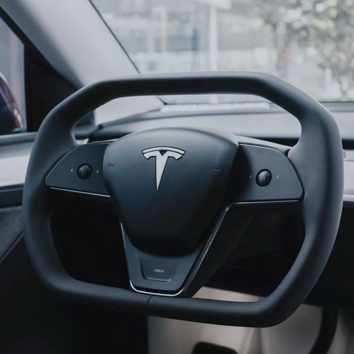 Cyber Steering Wheel for Tesla Model 3 / Y【Cybertruck Style】 - HyperSteering