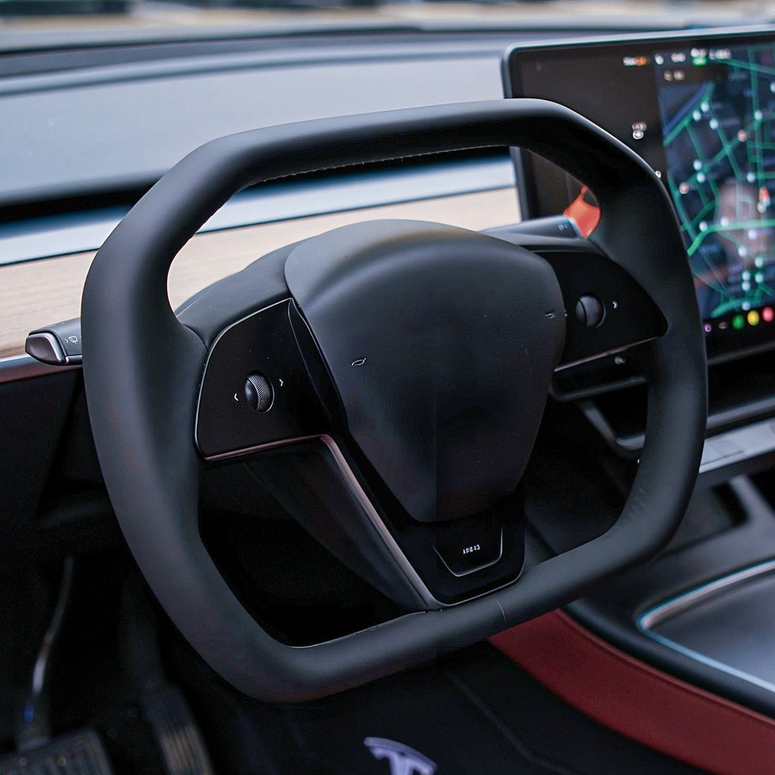 Cyber Steering Wheel for Tesla Model 3 / Y【Cybertruck Style】 - HyperSteering