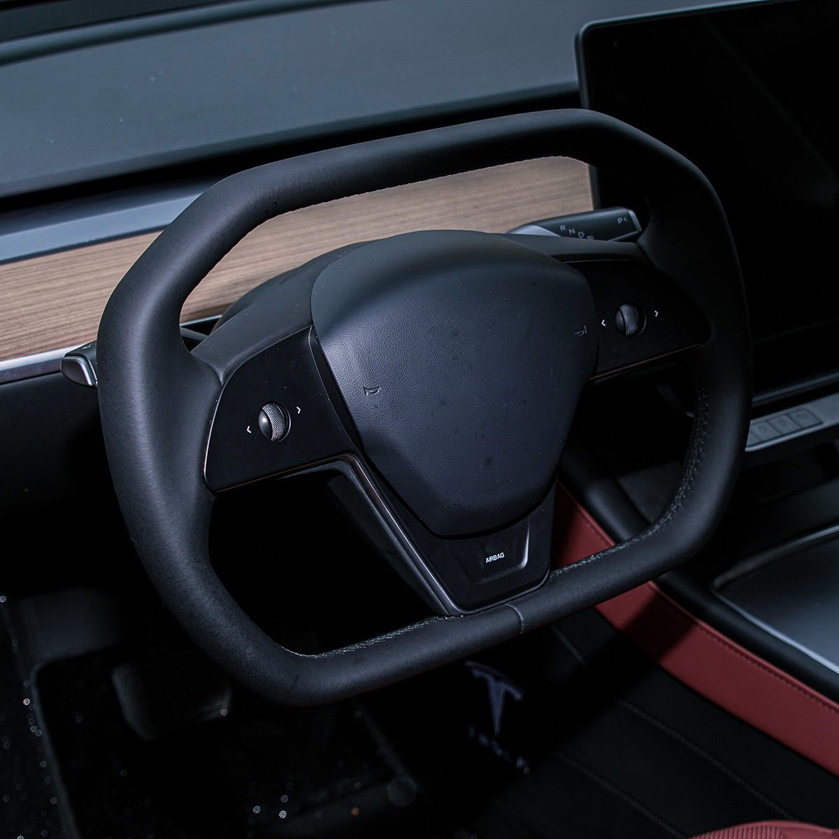 Cyber Steering Wheel for Tesla Model 3 / Y【Cybertruck Style】 - HyperSteering