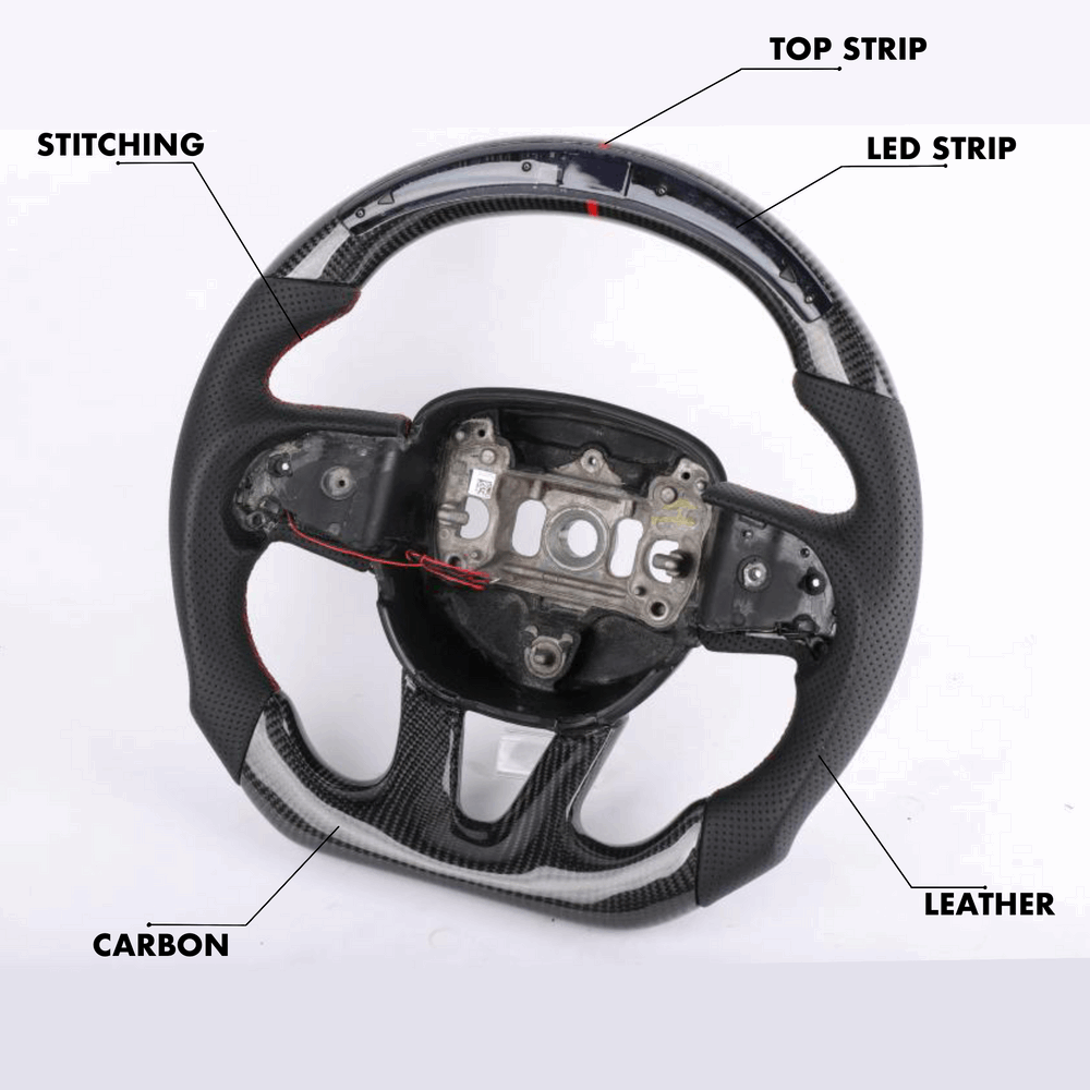 Dodge Challenger Style - Full Custom Steering Wheel - HyperSteering