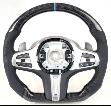 G30 Style Carbon Fiber Steering Wheel for BMW F1X F9X (2010 - 2018) - HyperSteering