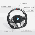 G30 Style Carbon Fiber Steering Wheel for BMW F1X F9X (2010 - 2018) - HyperSteering