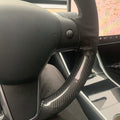 Genuine Leather Steering Wheel Cover for Tesla Model 3 / Y - HyperSteering