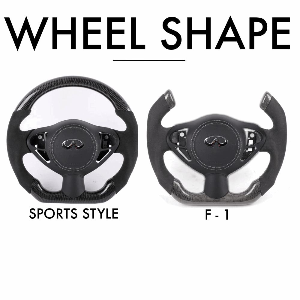 Infiniti FX35 Style - Full Custom Steering Wheel - HyperSteering