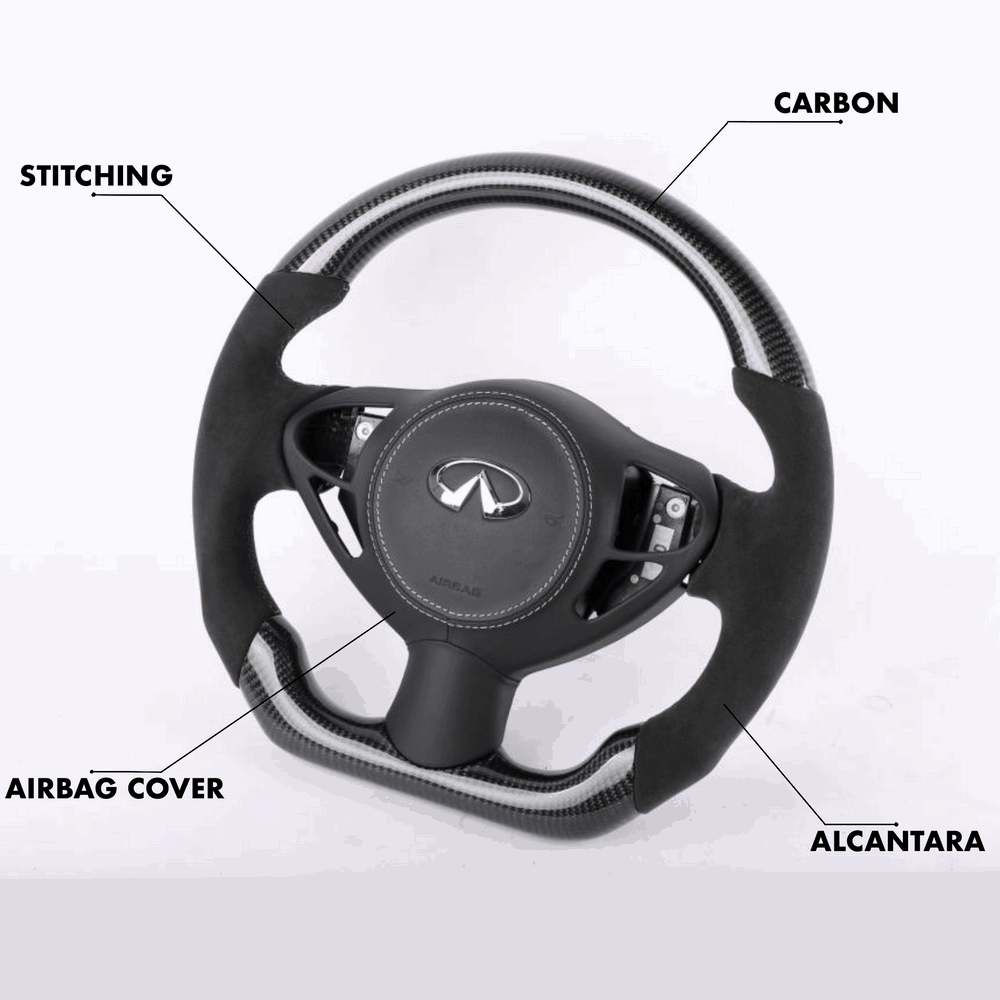 Infiniti FX35 Style - Full Custom Steering Wheel - HyperSteering