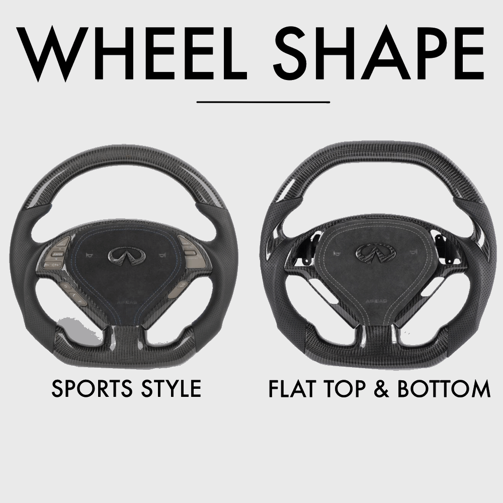 Infiniti G35 / G37 Style - Full Custom Steering Wheel - HyperSteering