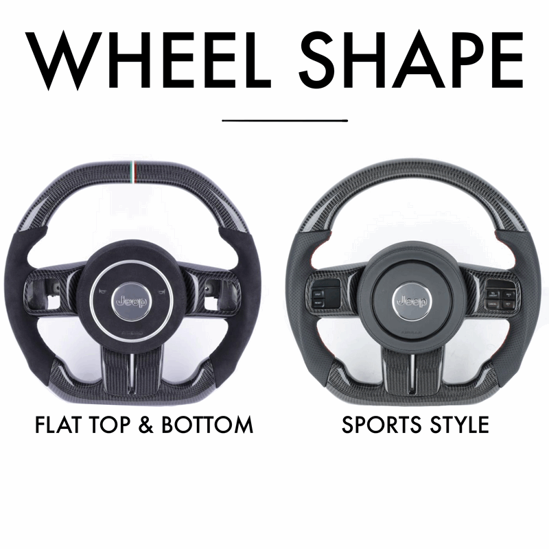 Jeep Wrangler Style - Full Custom Steering Wheel - HyperSteering