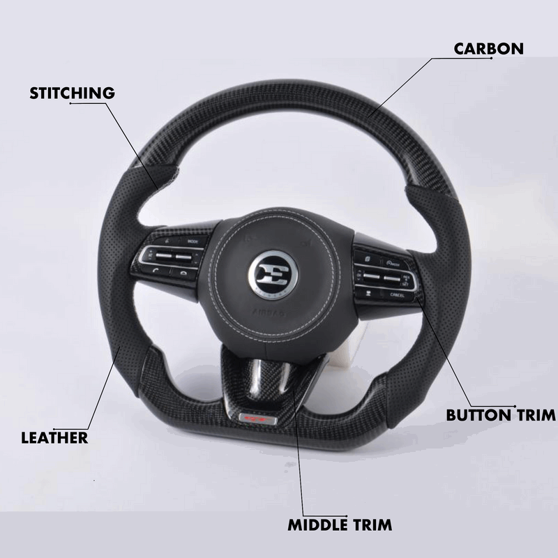 Kia Stinger Style - Full Custom Steering Wheel - HyperSteering