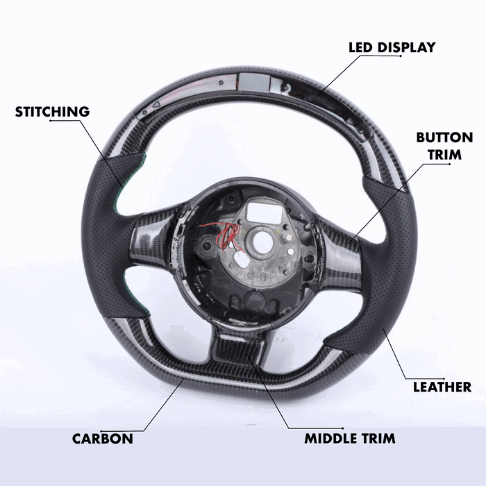 Lamborghini Gallardo Style - Full Custom Steering Wheel - HyperSteering
